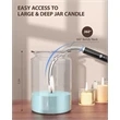 Electric Rechargeable Arc Lighter With Led Battery Display | https://www.bestnamebadges.com