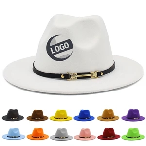 Custom Jazz Sombrero Wool Cowboy Hat | https://www.bestnamebadges.com