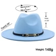 Custom Jazz Sombrero Wool Cowboy Hat | https://www.bestnamebadges.com