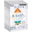 Clear Acrylic Sign Holder 8.5 X 11 Inches Wall Mount Frame | https://www.bestnamebadges.com
