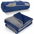 Custom Foldable Waterproof Outdoor Sherpa Blanket | https://www.bestnamebadges.com