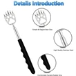 Portable Extendable Back Scratcher With Rubber Handles | https://www.bestnamebadges.com