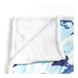 40x50 Luxury Sherpa Plush Crystal Velvet Sublimation Blanket | https://www.bestnamebadges.com