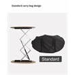 Spring Up Display Counter - Deluxe Black | https://www.bestnamebadges.com