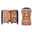 Business Travel Boarding Suitcase With Wheels Rolling | https://www.bestnamebadges.com