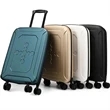 Foldable Suitcase Luggage With Wheels Rolling | https://www.bestnamebadges.com