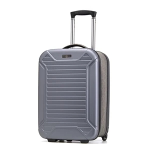 Foldable Suitcase Luggage With Wheels Rolling | https://www.bestnamebadges.com