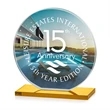 Victoria VividPrint™ Award - Amber | https://www.bestnamebadges.com
