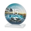 Victoria VividPrint™ Award - White | https://www.bestnamebadges.com