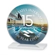 Victoria VividPrint™ Award - White | https://www.bestnamebadges.com