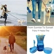 2-In-1 Pet Food Water Bottle With Bowl | https://www.bestnamebadges.com