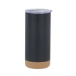 16 Oz Travel Tumblers With Cork Bottom | https://www.bestnamebadges.com