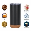 16 Oz Travel Tumblers With Cork Bottom | https://www.bestnamebadges.com