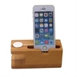 Bamboo Charging Station Wood Charge Dock | https://www.bestnamebadges.com