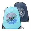 Heavy Duty Drawstring Backpack w/ Reinforced Edge (14"x18") | https://www.bestnamebadges.com