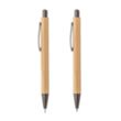 Lucky Clicker Bamboo Pen & Pencil Set | https://www.bestnamebadges.com