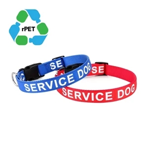 1x26 Eco-friendly rPET Polyester Pet Collar Buckle Release | https://www.bestnamebadges.com