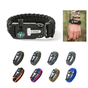 5 In 1 Survival Paracord Bracelet