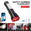 Usb Rechargeable Safety Hammer Flashlight | https://www.bestnamebadges.com