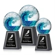 Surfside Award on Tall Marble | https://www.bestnamebadges.com