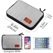 Electronics Organizer Travel Cable Organizer Bag | https://www.bestnamebadges.com