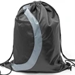 Heavy Duty Drawstring Cinch Backpack Side Mesh Pocket 15"x18 | https://www.bestnamebadges.com