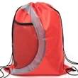 Heavy Duty Drawstring Cinch Backpack Side Mesh Pocket 15"x18 | https://www.bestnamebadges.com