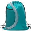 Heavy Duty Drawstring Cinch Backpack Side Mesh Pocket 15"x18 | https://www.bestnamebadges.com