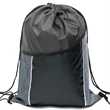 Premium Cinch Drawstring Backpack w Side Mesh Pocket 14"x18" | https://www.bestnamebadges.com