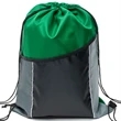 Premium Cinch Drawstring Backpack w Side Mesh Pocket 14"x18" | https://www.bestnamebadges.com