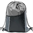 Premium Cinch Drawstring Backpack w Side Mesh Pocket 14"x18" | https://www.bestnamebadges.com