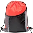 Premium Cinch Drawstring Backpack w Side Mesh Pocket 14"x18" | https://www.bestnamebadges.com