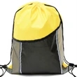 Premium Cinch Drawstring Backpack w Side Mesh Pocket 14"x18" | https://www.bestnamebadges.com