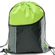 Premium Cinch Drawstring Backpack w Side Mesh Pocket 14"x18" | https://www.bestnamebadges.com