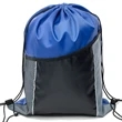 Premium Cinch Drawstring Backpack w Side Mesh Pocket 14"x18" | https://www.bestnamebadges.com