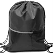 Premium Drawstring Backpack w/ Slip & Mesh Pocket (13"x17") | https://www.bestnamebadges.com
