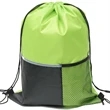 Premium Drawstring Backpack w/ Slip & Mesh Pocket (13"x17") | https://www.bestnamebadges.com