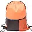 Premium Drawstring Backpack w/ Slip & Mesh Pocket (13"x17") | https://www.bestnamebadges.com
