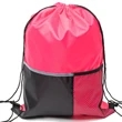 Premium Drawstring Backpack w/ Slip & Mesh Pocket (13"x17") | https://www.bestnamebadges.com