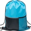Premium Drawstring Backpack w/ Slip & Mesh Pocket (13"x17") | https://www.bestnamebadges.com