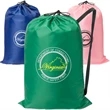 Heavy Duty Extra-Large Laundry Drawstring Backpack 30" x 45" | https://www.bestnamebadges.com