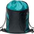 Front Zipper Drawstring Backpack w/ Side Mesh Pocket 14"x18" | https://www.bestnamebadges.com