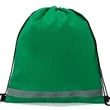 Premium 210D Polyester Two Tone Drawstring Backpack 14"x17" | https://www.bestnamebadges.com