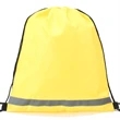 Premium 210D Polyester Two Tone Drawstring Backpack 14"x17" | https://www.bestnamebadges.com