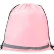 Premium 210D Polyester Two Tone Drawstring Backpack 14"x17" | https://www.bestnamebadges.com