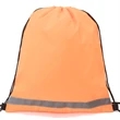 Premium 210D Polyester Two Tone Drawstring Backpack 14"x17" | https://www.bestnamebadges.com