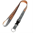 1" Woven Lanyards with Detachable Buckle Release | https://www.bestnamebadges.com