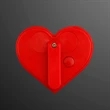 LED Blinking Red Heart Clip | https://www.bestnamebadges.com
