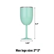 10oz Stainless Steel Goblet | https://www.bestnamebadges.com