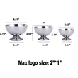 6oz Stainless Steel Ice Cream Cup | https://www.bestnamebadges.com